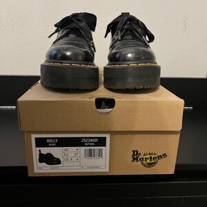 Dr. Martens Black Holly Shoes